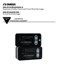Thumbnail of document Manual - OM-CP Environmental & Tri-Axial Shock Data Loggers